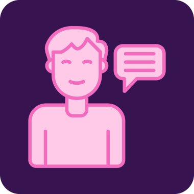 Tavsiye Ağı simgesi basit illüstrasyon