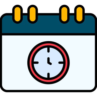 Takvim. Web simgesi basit tasarım 