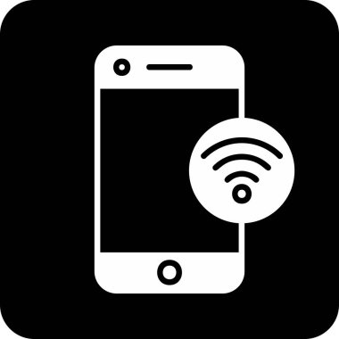 wifi vektör simgesi modern basit illüstrasyon 