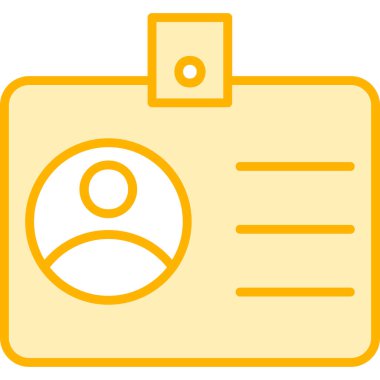 sürücü belgesi simgesi, vektör illüstrasyonu basit tasarım