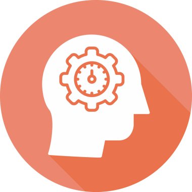 öz farkındalık simgesi, vektör illüstrasyonu basit tasarım