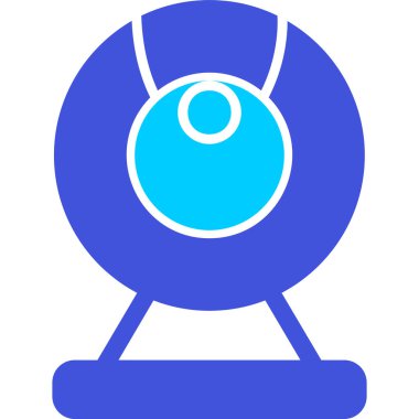 Web kamera simge vektör çizim