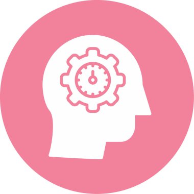 öz farkındalık simgesi, vektör illüstrasyonu basit tasarım