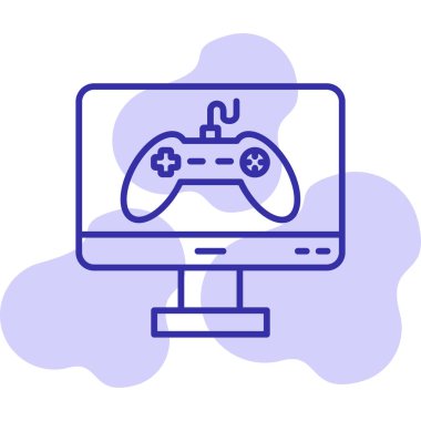 oyun simge vektör çizim 