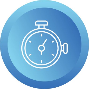 Zamanlayıcı simgesi, vektör illüstrasyonu 