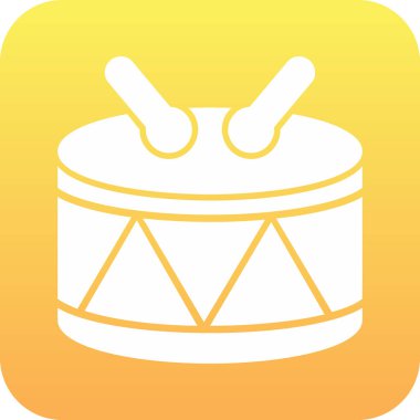 Web simgesi davul, illüstrasyon vektör 