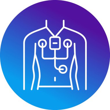 Telemetri web simgesi vektör illüstrasyonu