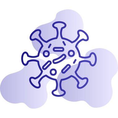 Virüs ikonu vektör illüstrasyonu 