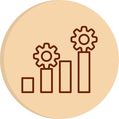 Kriz Yönetimi web simgesi vektör illüstrasyonu