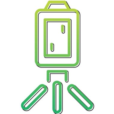 Lazer ağ simgesi, vektör illüstrasyonu