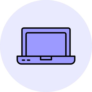 Dizüstü web simge vektör çizim 