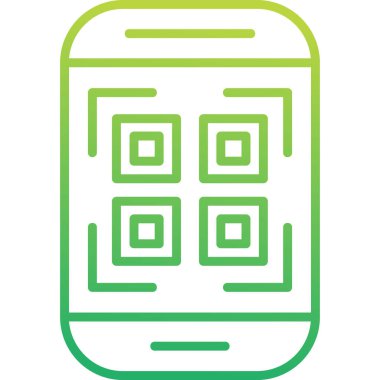 Cep Telefonu Web simgesi vektör illüstrasyonu