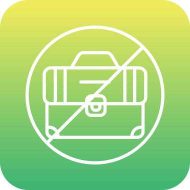 İşsizlik simgesi, vektör illüstrasyonu 