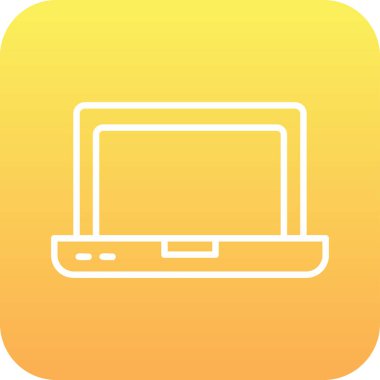 Dizüstü web simge vektör çizim 
