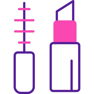 Makyaj Ağı simgesi basit illüstrasyon 