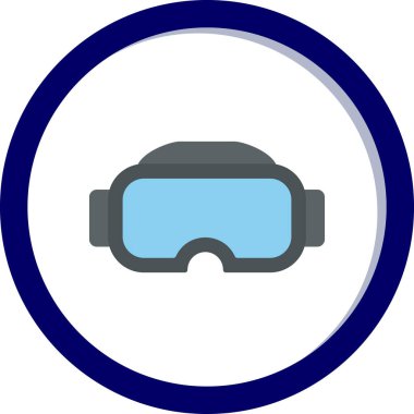 Gözlükler. Web simgesi basit illüstrasyon