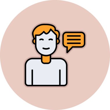 Tavsiye Ağı simgesi basit illüstrasyon