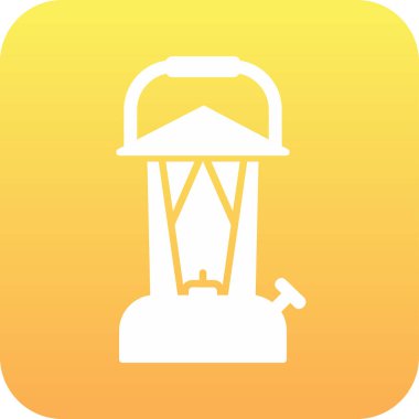 Bir fener ağ simgesinin vektör illüstrasyonu