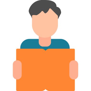 Web simgesi vektör illüstrasyonu öğreniliyor 