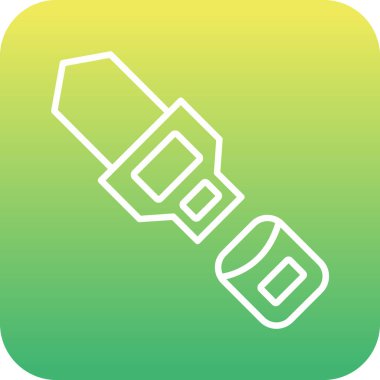 Özdenetim web simgesi, vektör illüstrasyonu