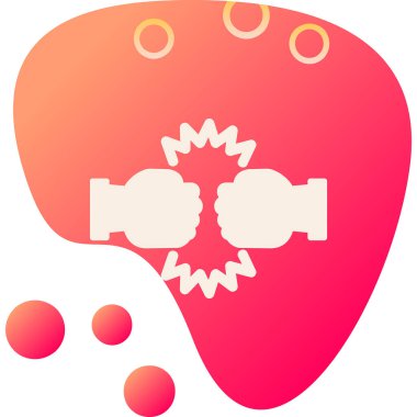 Mücadele Ağı simgesinin vektör illüstrasyonu