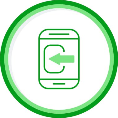 Akıllı Telefon web simgesi basit illüstrasyonunu kontrol et