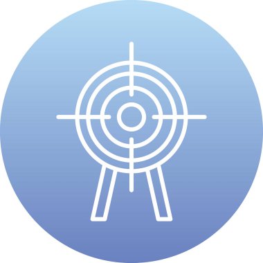 Hedef. Web simgesi basit illüstrasyon 