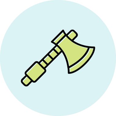 Balta ağ simgesi, vektör illüstrasyonu 