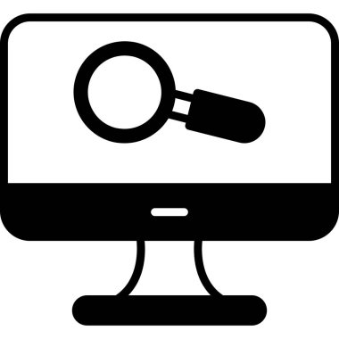 seo modern simgesinin vektör illüstrasyonu         