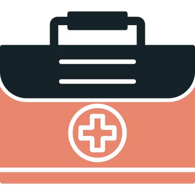 Tıbbi durum web simgesi, vektör illüstrasyonu 