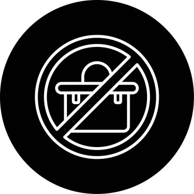 İşsizlik simgesi, vektör illüstrasyonu 