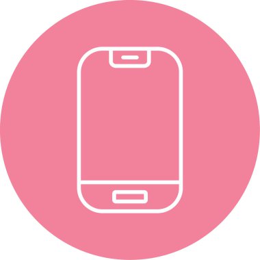 Smartphone web simgesi, vektör çizim 