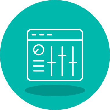 Ses Karıştırıcı vektör çizimi