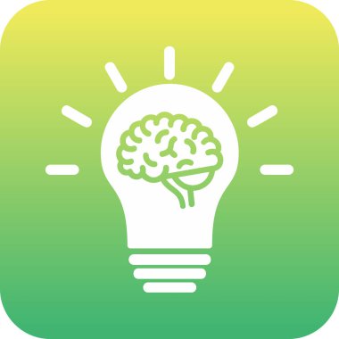 Idea web icon simple illustration 