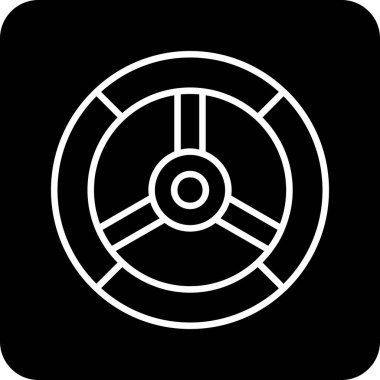 lastik simgesi vektör illüstrasyonu 