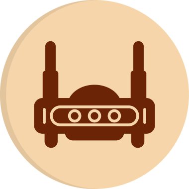 Yönlendirici. Web simgesi basit illüstrasyon 