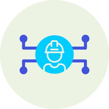 Mühendislik simgesinin vektör çizimi 