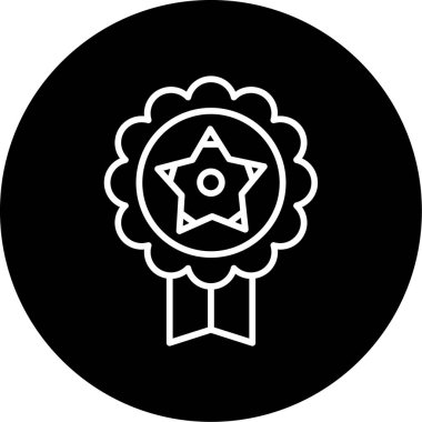 yıldız web simgesi basit illüstrasyon 