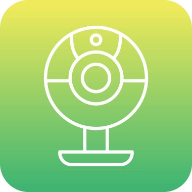 Web kamera simge vektör çizim