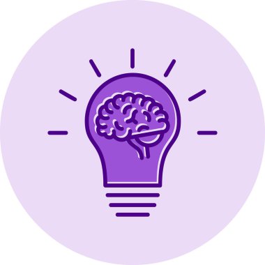 Idea web icon simple illustration 