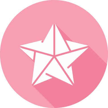 yıldız web simgesi basit illüstrasyon 