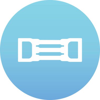 Göğüs açıcı simgesinin web illüstrasyonu