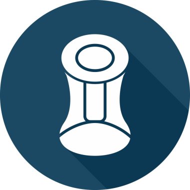 Hiperboid. Web simgesi basit illüstrasyon