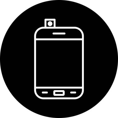 Smartphone web simgesi, vektör çizim 