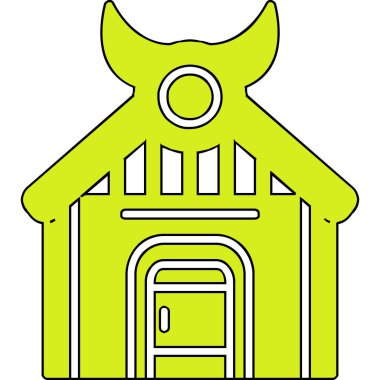 vektör evi oluşturma simgesi, modern tasarım illüstrasyonu 