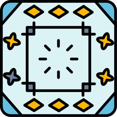 Döşeme. Web simgesi basit illüstrasyon