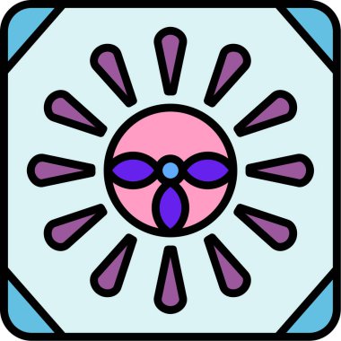 Döşeme. Web simgesi basit illüstrasyon