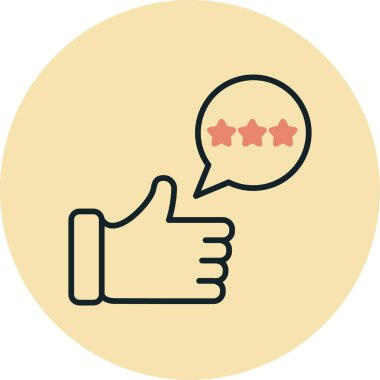 Geri bildirim simgesi, vektör illüstrasyon tasarımı 