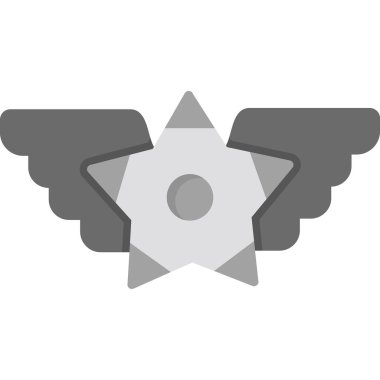 yıldız web simgesi basit illüstrasyon 