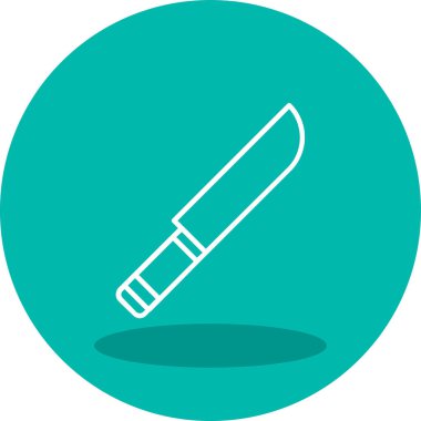 Bıçak. Web simgesi basit illüstrasyon 